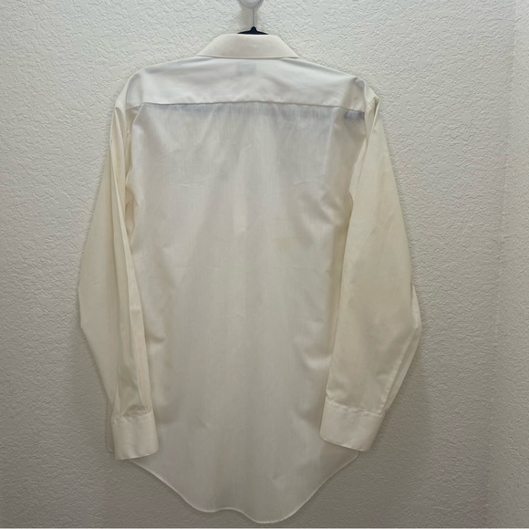 B-Cuz‎ cream Button-Up Shirt Gold Musical Note Embroidery vintage music teacher - Picture 9 of 9